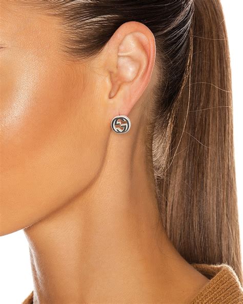 Gucci Silver Stud Earrings 